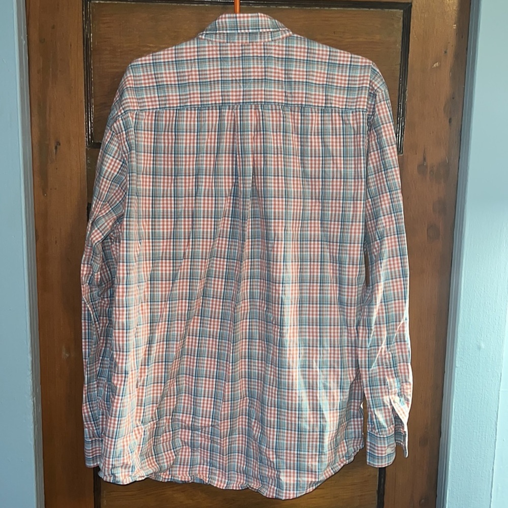 Tommy Hilfiger Mens checked dress shirt cotton - Picture 3 of 5